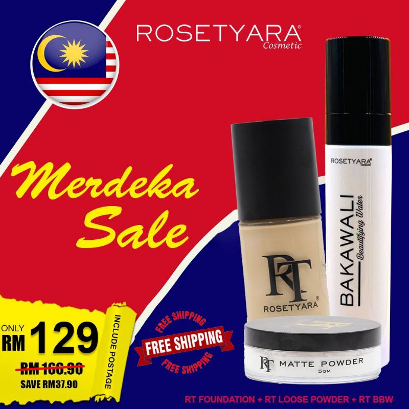 Rosetyara Merdeka Sale Merdeka Sales Combo foundation combo Foundation