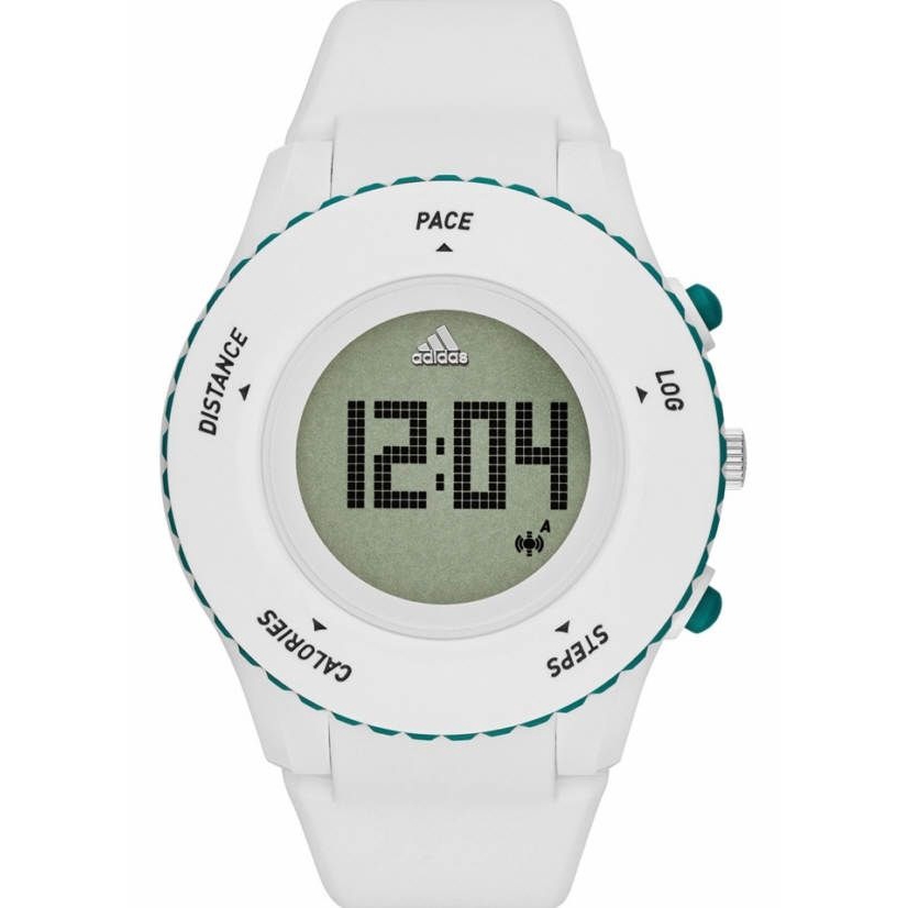 Unisex Adidas Performance Sprung White Silicone Digital Runner Watch  ADP3221 | Shopee Malaysia