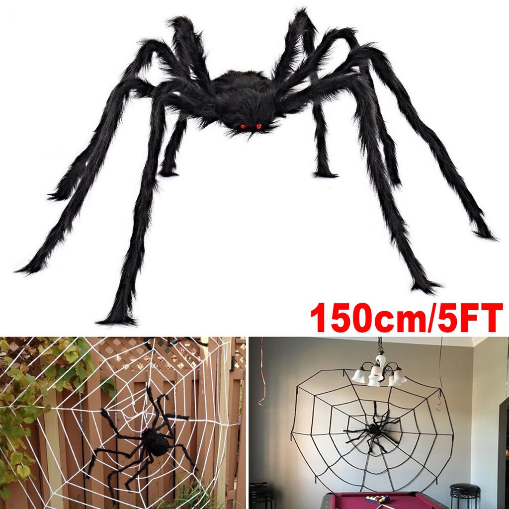 Best5ft Spider Halloween Decoration Haunted House Prop Indoor