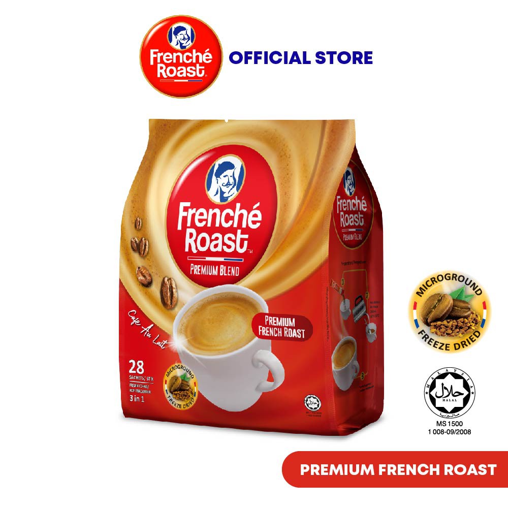 Frenche Roast Premium Blend Premium French Roast 3 in 1 Coffee (28