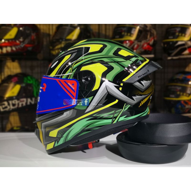 Original Rymic Ninja Full Face Helmet | Shopee Malaysia