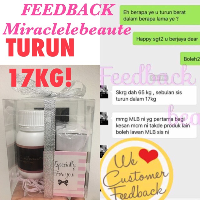 UBAT KURUS CEPAT MIRACLE LE BEAUTE 3 HARI SLIMMING PILL 