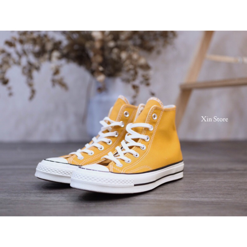 mustard converse shoes