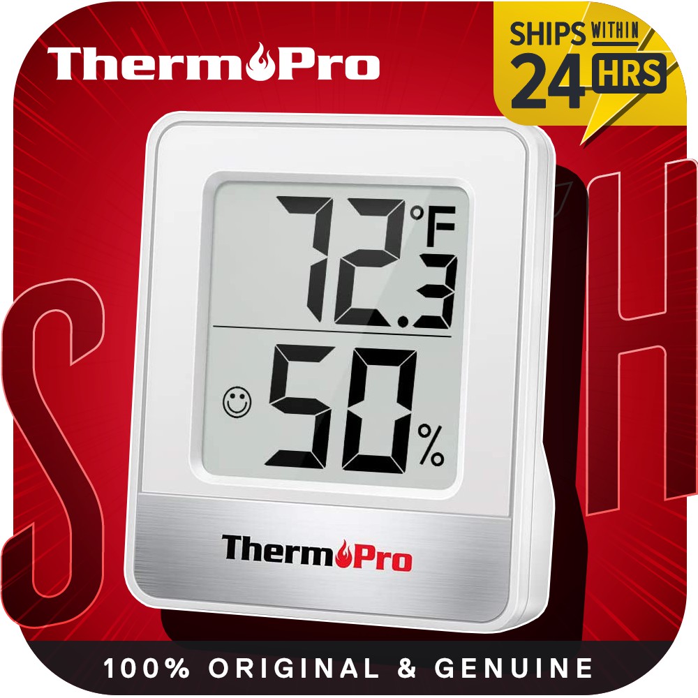 ThermoPro TP49 Digital Hygrometer Indoor Thermometer Humidity Meter ...