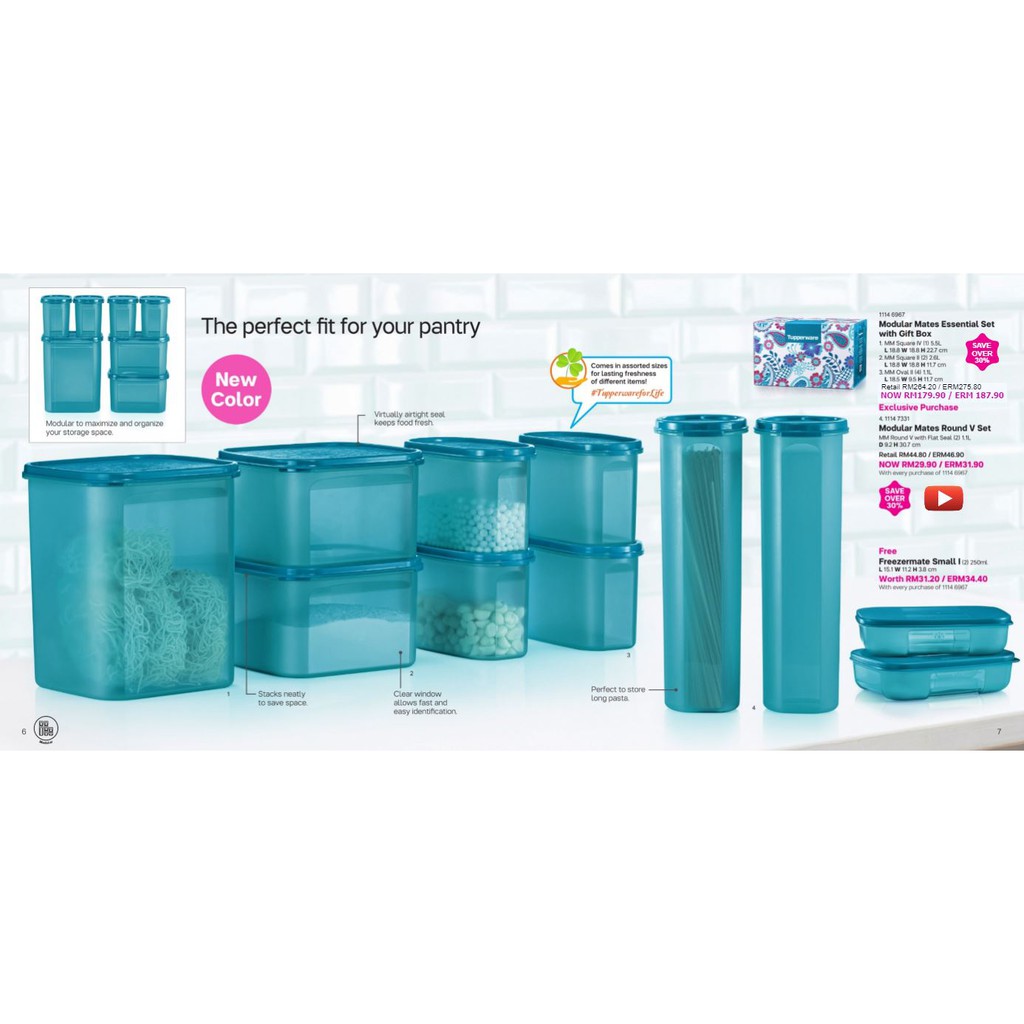 Tupperware Modular Mates Essential Set