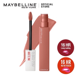 Image of Maybelline Superstay Matte Ink 16H Long Wear Liquid Lipstick Un-nude & Pink Edition (Mask-proof and 16H Intense Color)