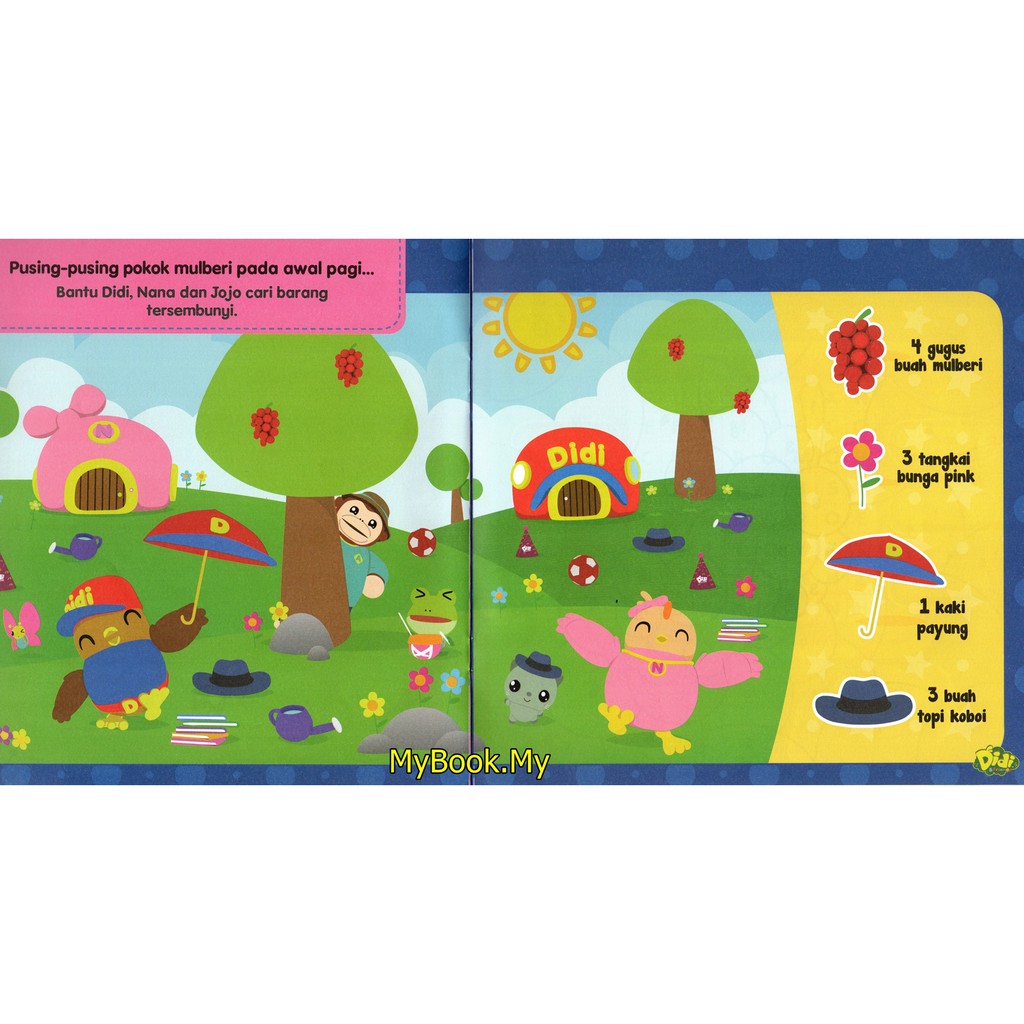 Myb Buku Didi Friends Buku Aktiviti Tulis Kira Lukis Warna Siri 4 Prima Kids Shopee Malaysia