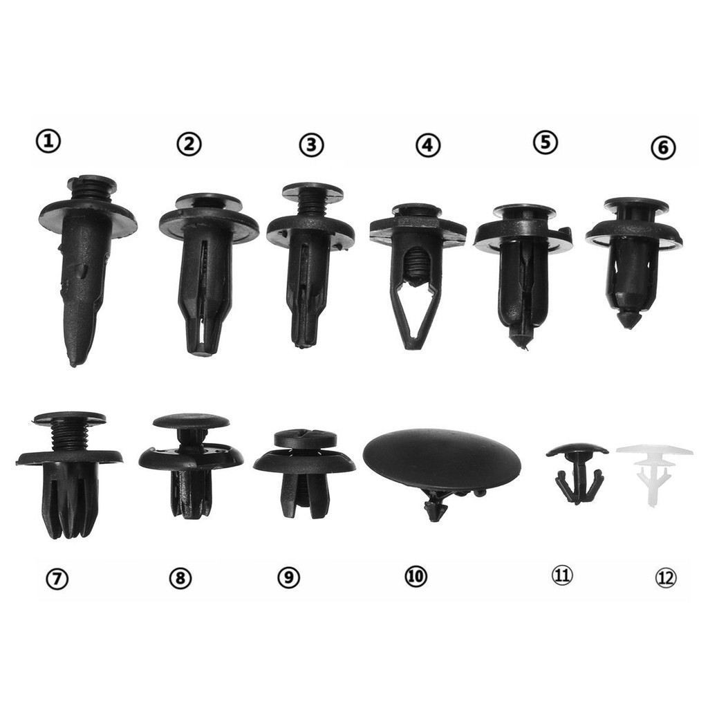 50Pcs Weatherstrip Clips Bumper Fender Hood Trim Body Retainers 91530-SP1-003