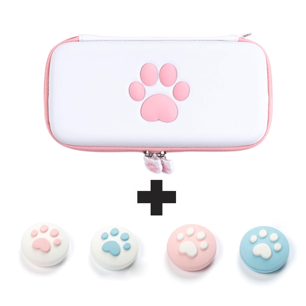 geekshare paw nintendo switch lite carrying case