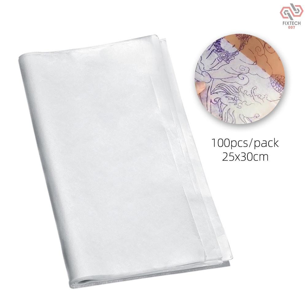 F&T 100 Pcs Translucent Tracing Paper Drafting Vellum Paper Carbon Graphite  Paper for Tattoo & Wood Carving and Tracing | Shopee Malaysia