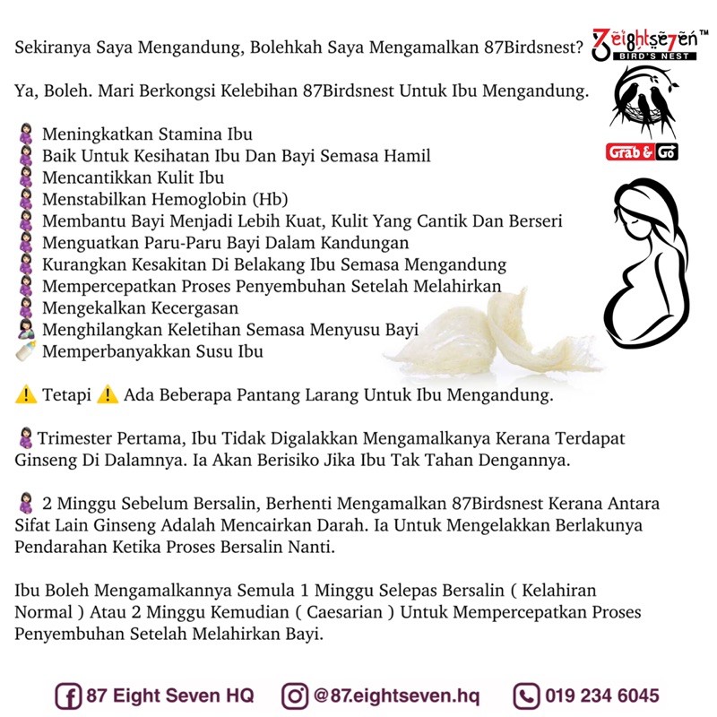 Terlaris Birds Nest 100 Halal Jakim 8 Botol Termurah Dipasaran Shopee Malaysia