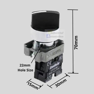 Round Selector Switch 2 positions | Shopee Malaysia