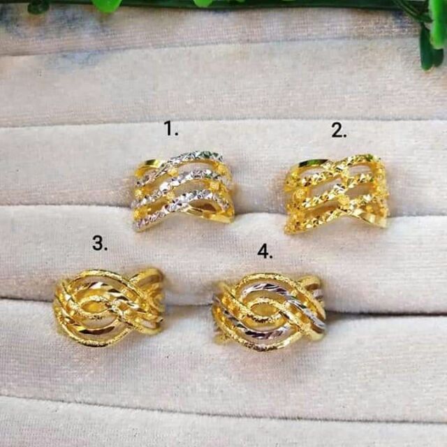 Cincin emas  bangkok persis emas tulen  Shopee Malaysia