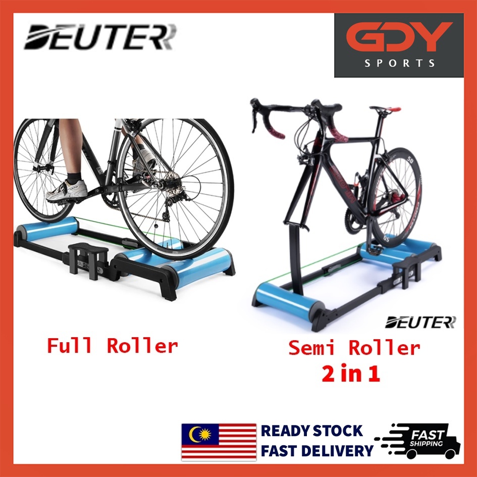 GDYSPORTS [DEUTER] Indoor Bike Trainer Rollers 2 in 1MTB Road Bike