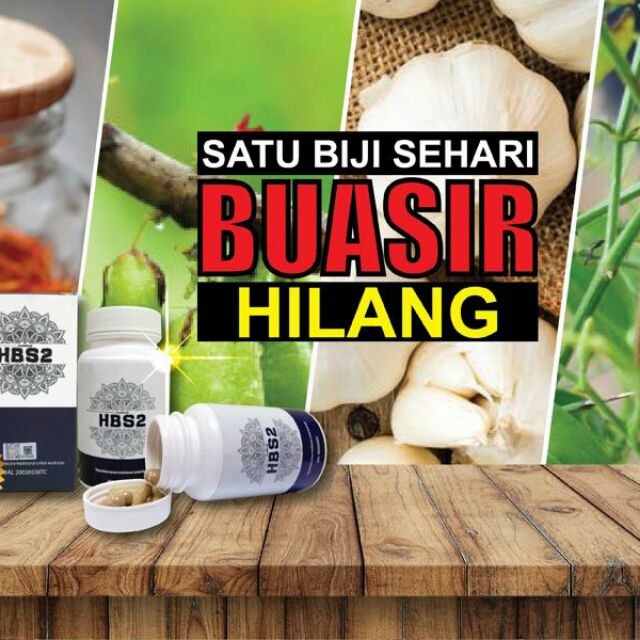 HBS2 UBAT BUASIR SECARA TRADISIONAL AMAT BERKESAN  Shopee 