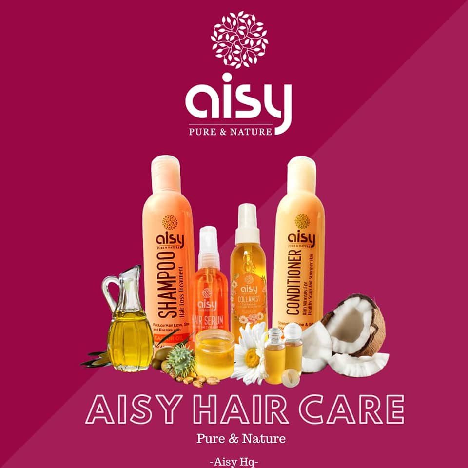 AISY HAIR CARE SERUM SHAMPOO CONDITIONER COLLAMIST HAIR BOOSTER TONICHARUM SEMERBAK