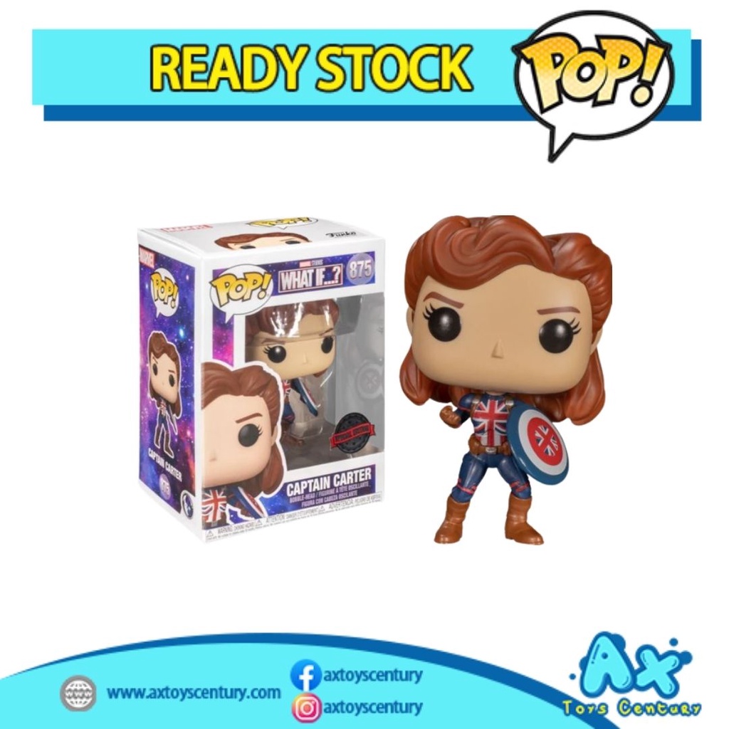 Funko Pop! What if....? - Captain Carter #875 Special Edition 100% Genuine