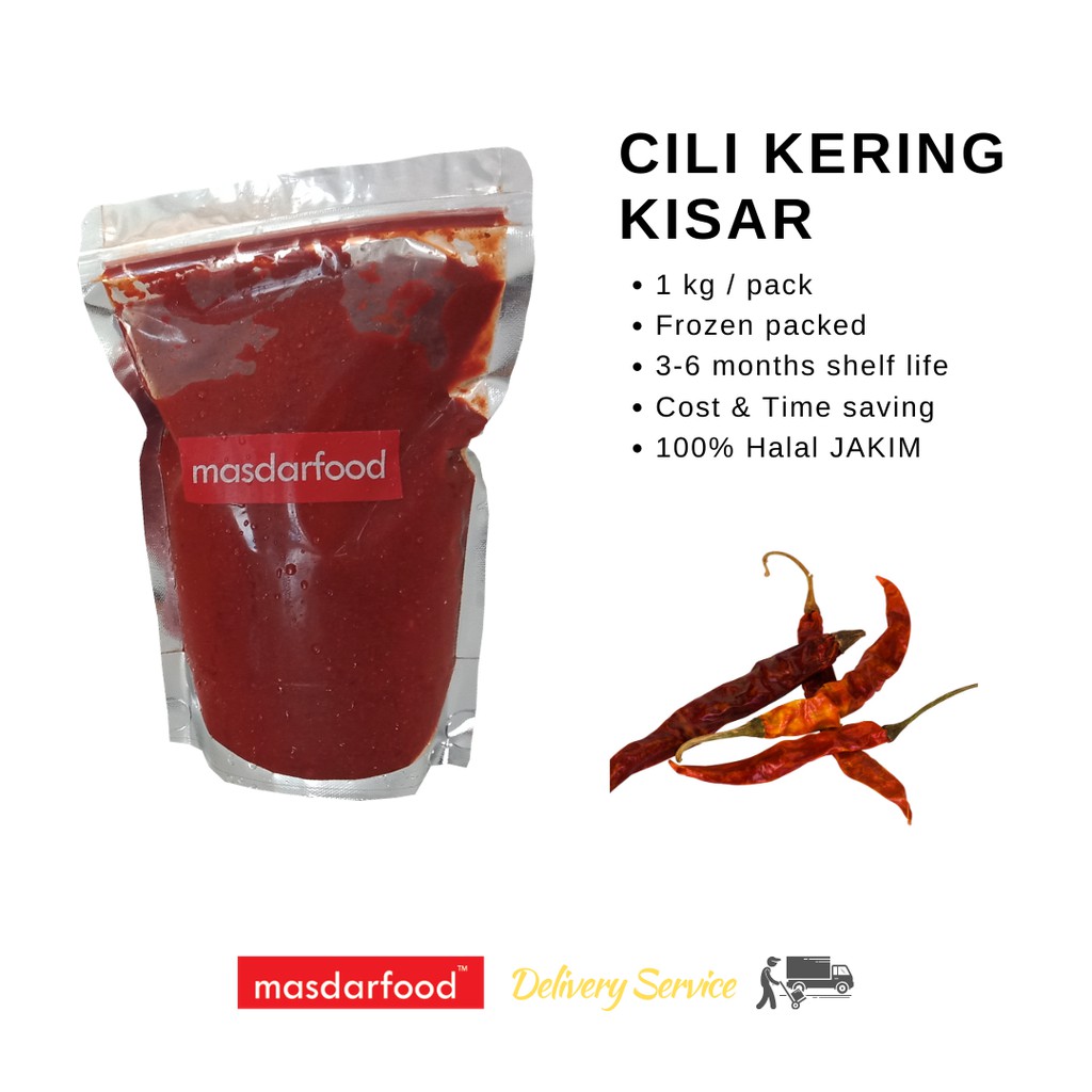 Sambal Cili Kering Kisar Frozen (1KG) | Shopee Malaysia