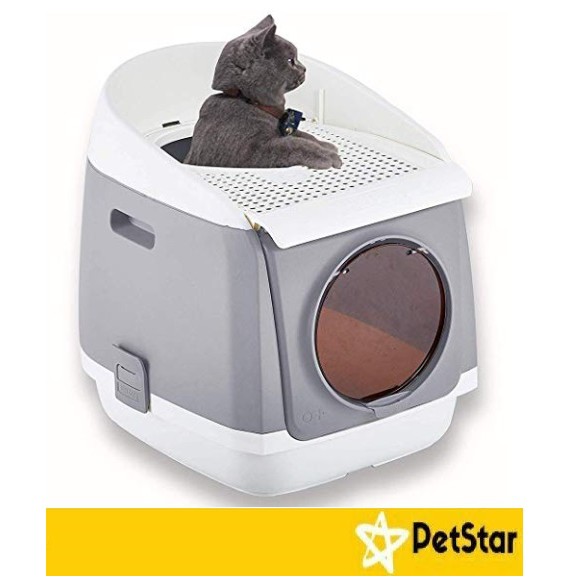 Tomcat Pakeway Two Door Entry Cat Litter Box Shopee Malaysia