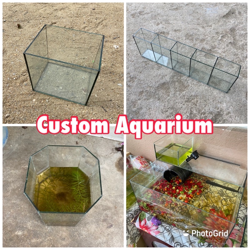 CUSTOM AQUARIUM KACA PELBAGAI SAIZ Shopee Malaysia