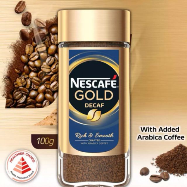 Nescafe Gold Blend Decaf Instant Soluble Coffee 100g 200g Shopee Malaysia
