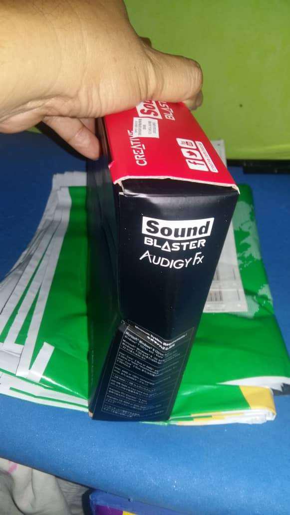 Creative Sound Blaster Audigy Fx Sound Card Sb1570 Sbx Pro Studio 5 1 Channels Pci E X1 Home Entertainment Shopee Malaysia
