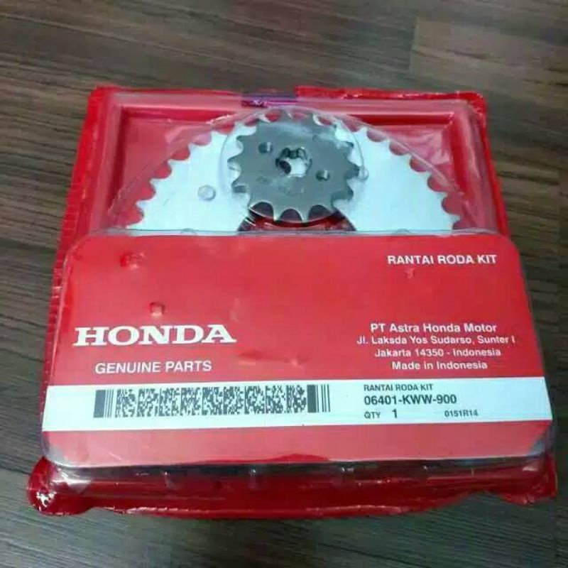 Gearset Gear set Chain Package Honda Revo Absolute Blade Old KWW KWB