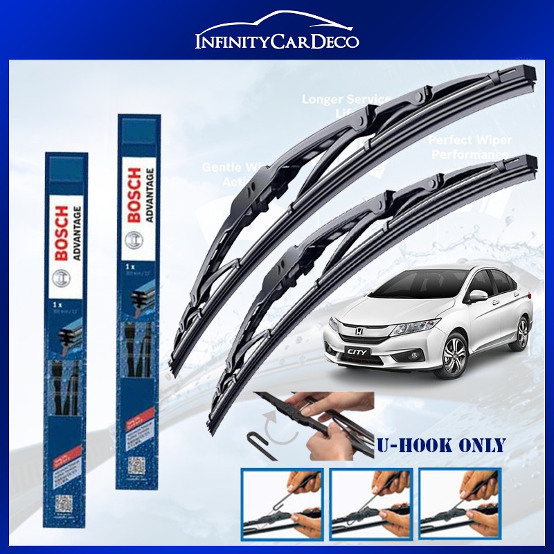 Honda City 20142020 Original Bosch Advantage Wiper Blade Set (24 / 14
