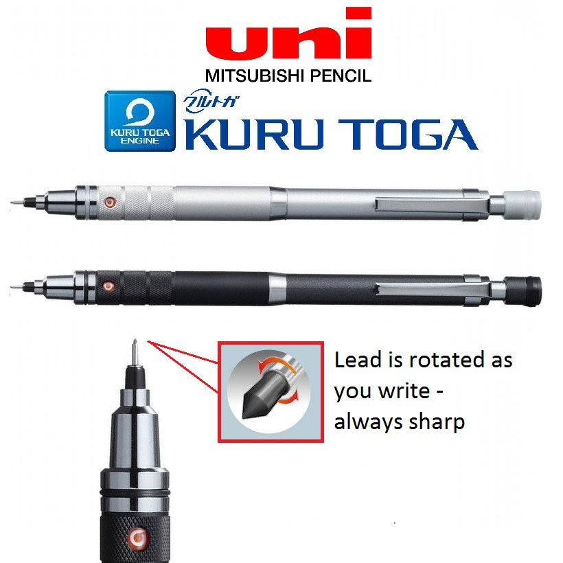Auto Lead Rotation Uni Kuru Toga Roulette Model Mechanical Pencil (0