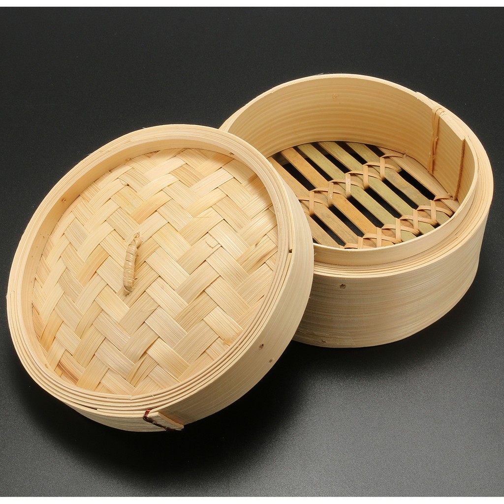 New Dim Sum Bamboo Steamer 6" Diameter Shopee Malaysia