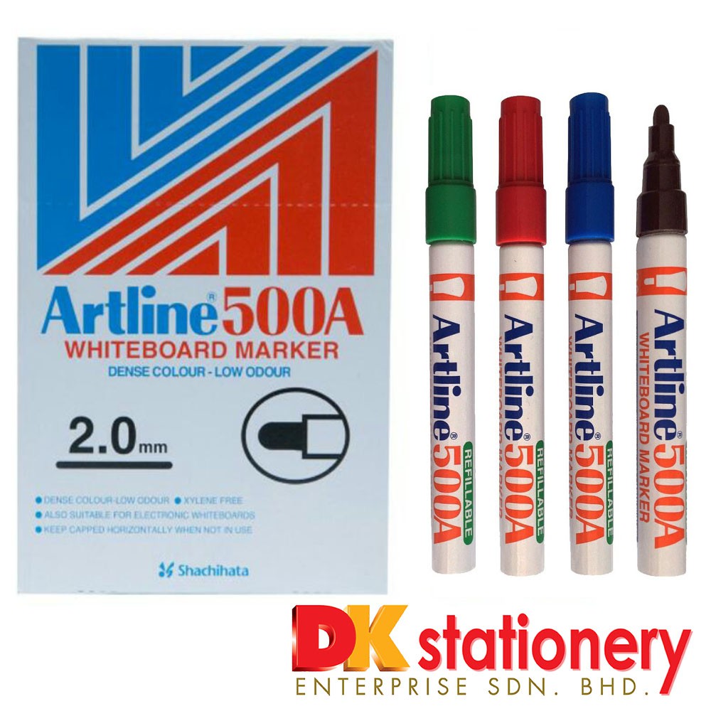Artline Whiteboard Marker 500A ( BOX ) Shopee Malaysia