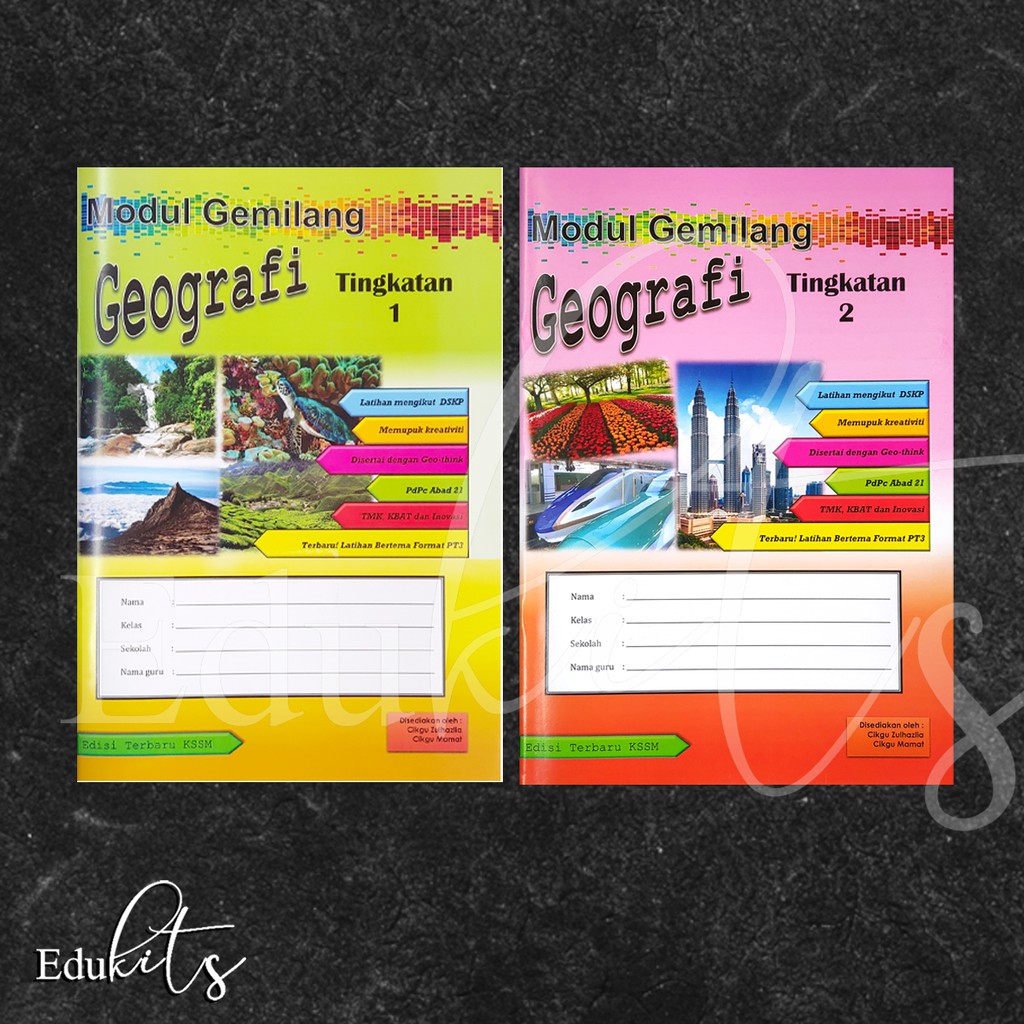 Edukits Modul Gemilang Geografi Edisi Terbaru Kssm Colorful Pages Shopee Malaysia