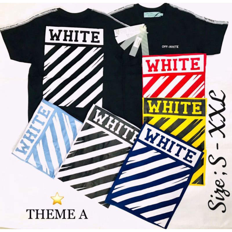 branded premium off white shirt Shopee Malaysia