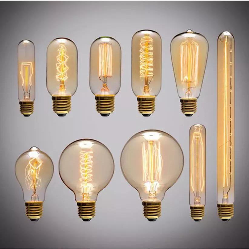 Antique Style Edison Vintage LED Light Bulbs Industrial Retro Lamps E27 40W 220V 240V Glass LED Warm White Lamp