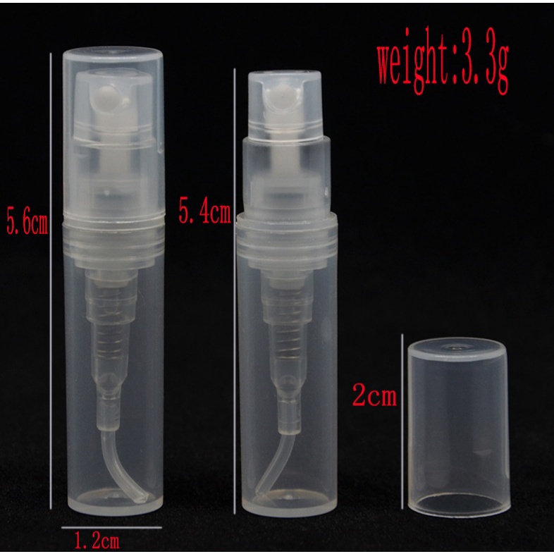 shopee: 2ml, 3ml, 5ml Travel Spray Bottle Empty Transparent Perfume Spray Atomizer Hand Sanitizer refill Spray Minyak Wangi (0:0:Size :2ml;:::)