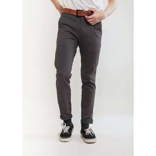  Erigo  Chino Pants Jacob Dark Gray Shopee Malaysia