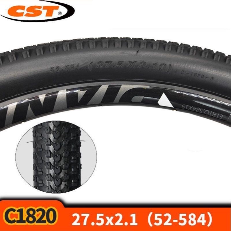 CST tires C-1820 bike tire bicycle tire MTB mountain bike tire 27.5 * 1.95  2.1 Imported rubber(LOCAL SELLER READY STOCK) | Shopee Malaysia