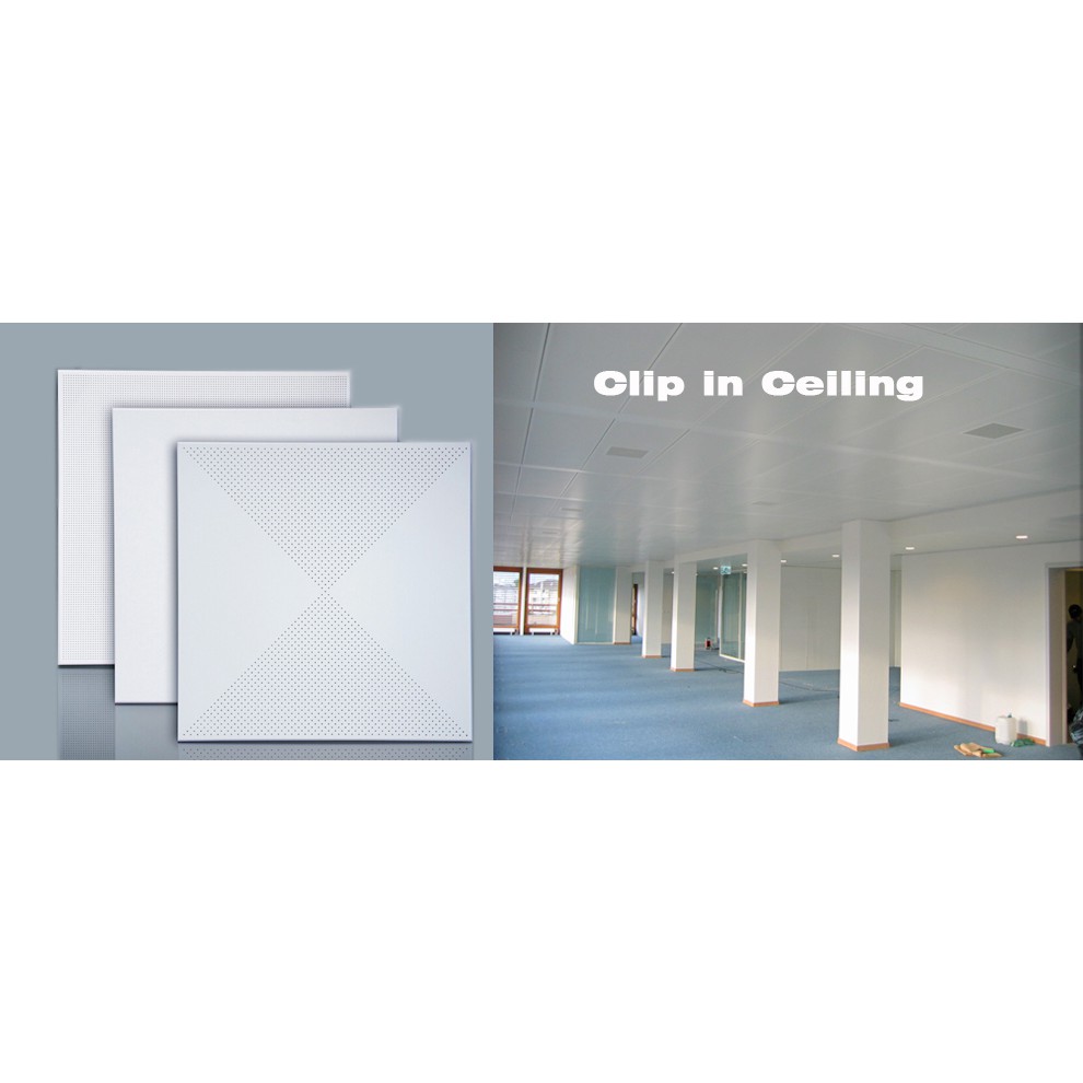 Direct Manufacturer Metal Ceiling Aluminum Clip In Ceiling Panel Suspended Ceiling