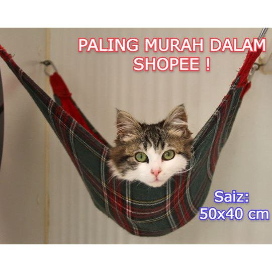 Buaian Kucing Cat Hammock Cat Bed Tilam Cat Nest Good Quality