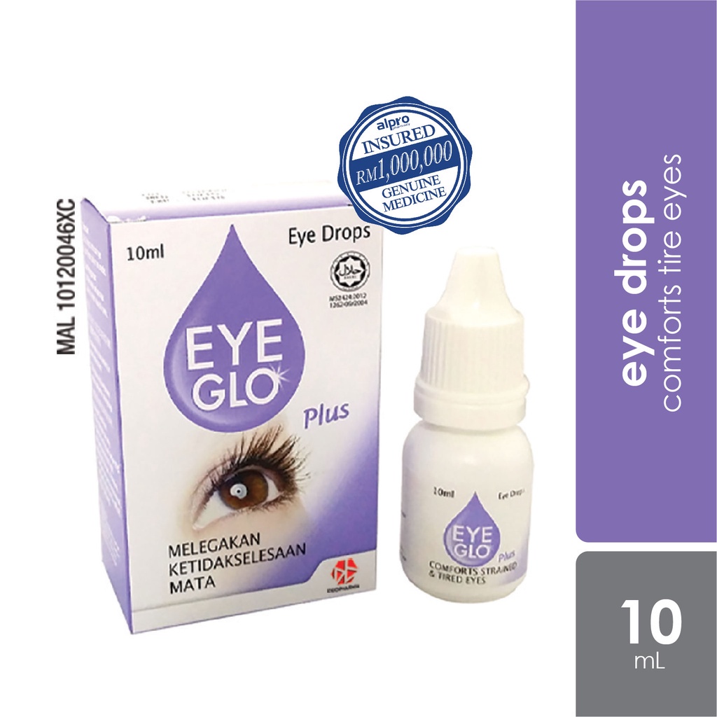 Eye Glo Plus Eye Drop 10ml Shopee Malaysia