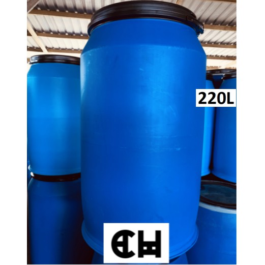 160l200l Tong Biru Open Top Plastic Drum Ready Stock Shopee Malaysia 1613