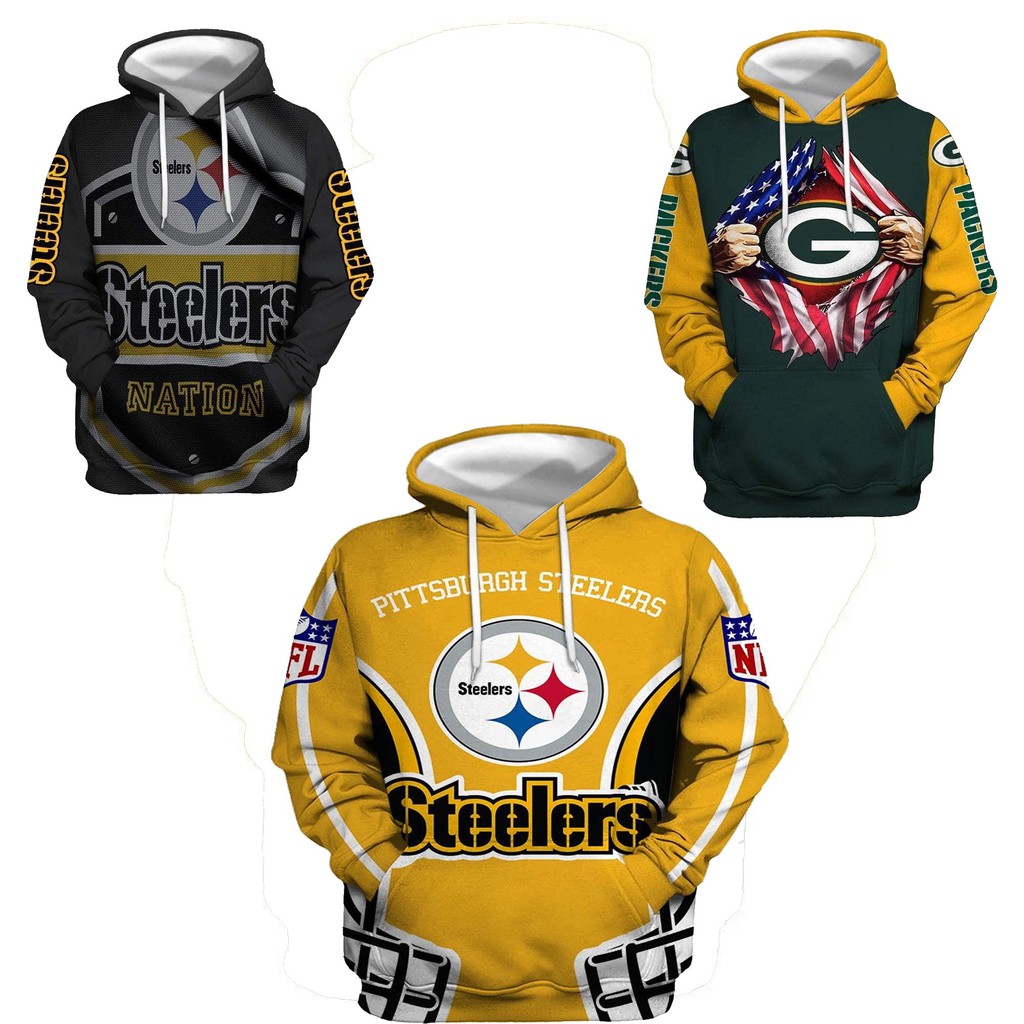 football jersey and hoodie
