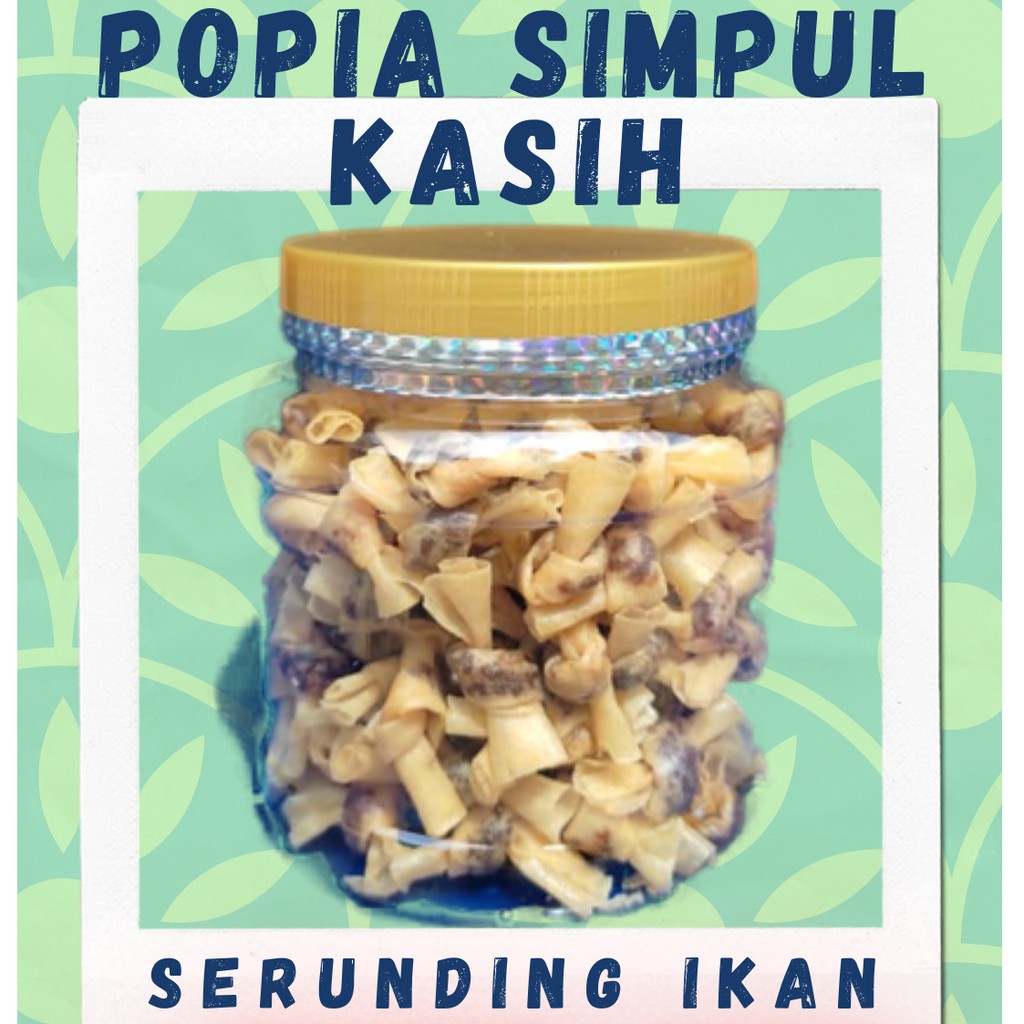 [TELLE.CO] POPIA SIMPUL KASIH Serunding Ikan X 1 Balang | Shopee Malaysia