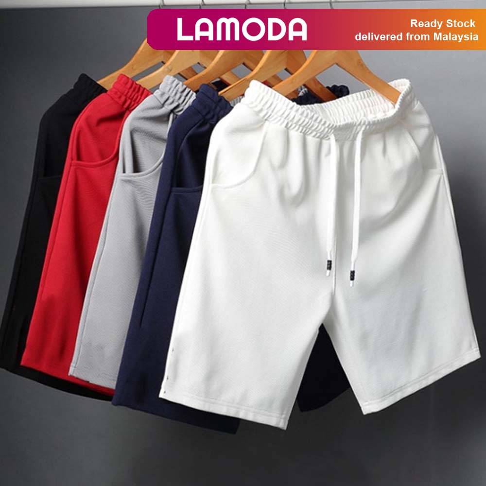 [M-5XL][Lamoda]NEO NEO Men Casual Shorts Plus Size Drawstring Short Pants Gym Home Comfortable Seluar Pendek Lelaki