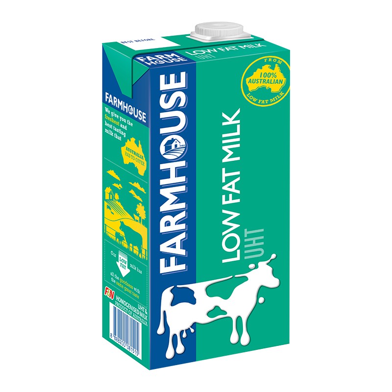 Farmhouse Uht Low Fat Milk 1l Shopee Malaysia