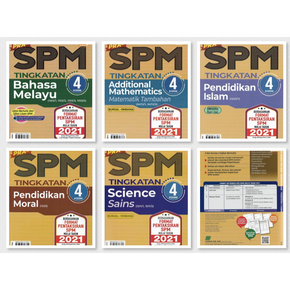 Buy Kertas Model PraSPM Tingkatan 4  SeeTracker Malaysia