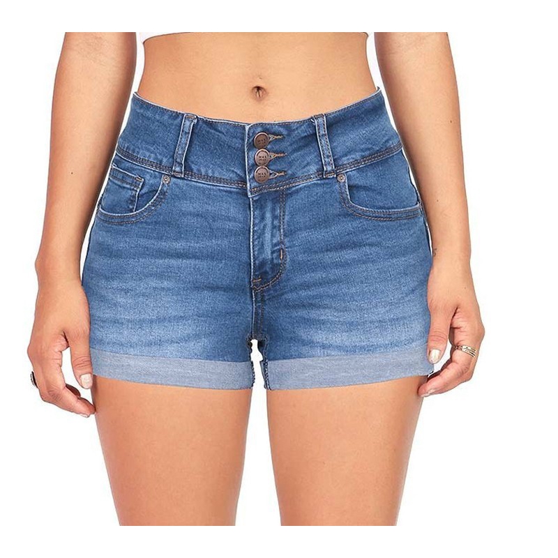 stretch jean shorts womens
