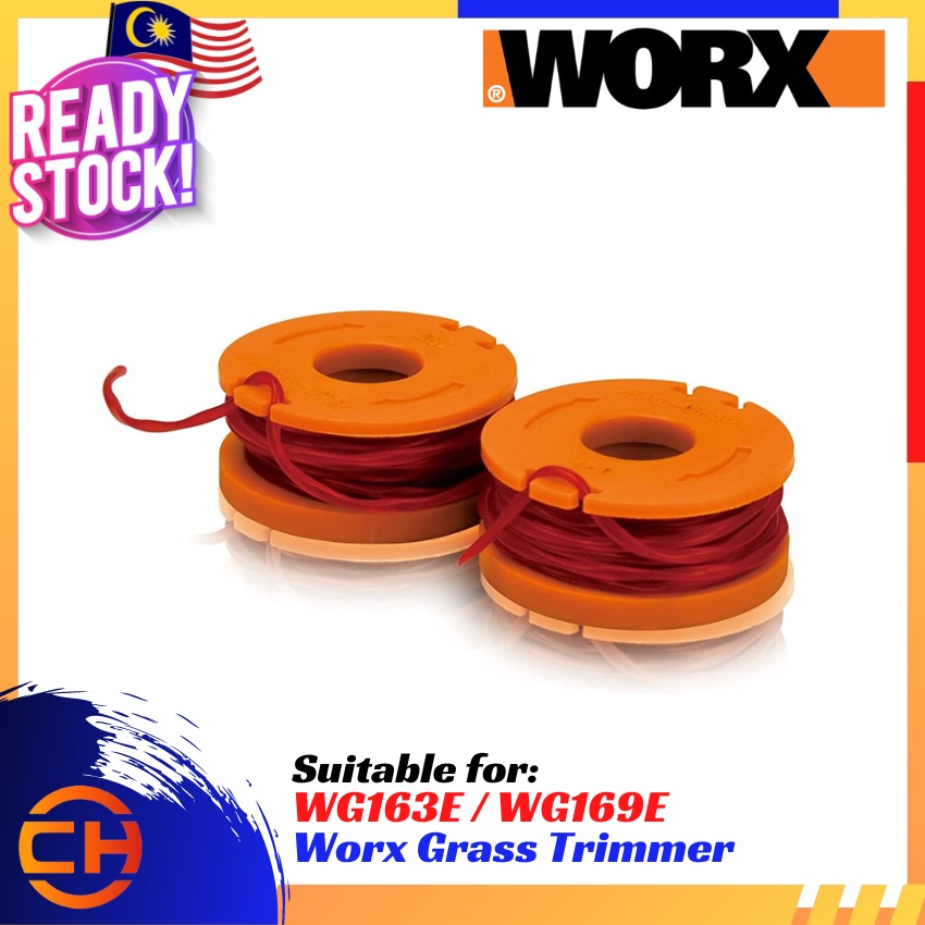 WORX WA0004 Replacement 10Foot Grass Trimmer/Edger Spool Line (2 Units