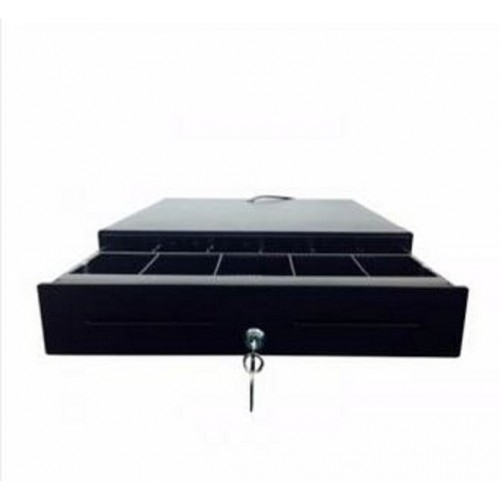 Pos System Metal Cash Drawer With 5 Segments Keylock Rj11 And