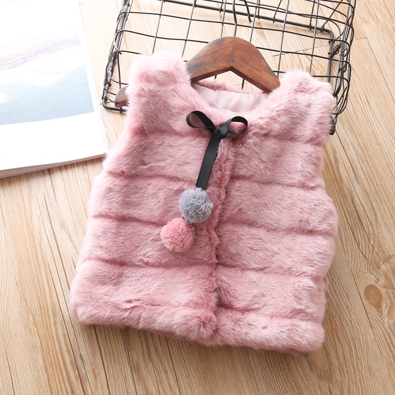 baby fur vest